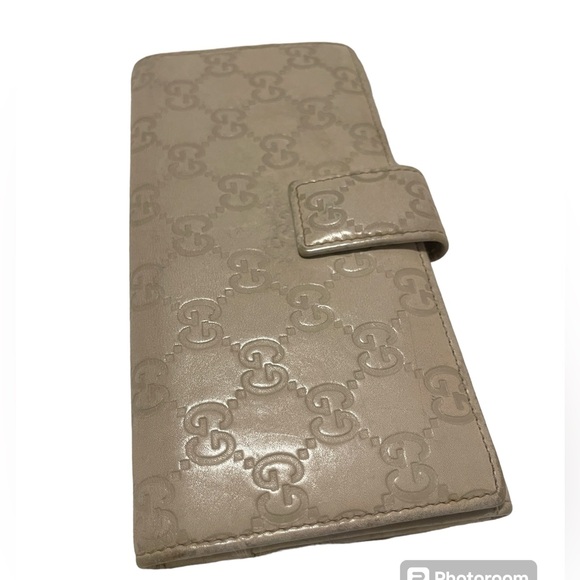 GUCCI GUCCISIMA PRINCY OFF WHITE CONTiNENTAL LONG WALLET - Picture 12 of 14